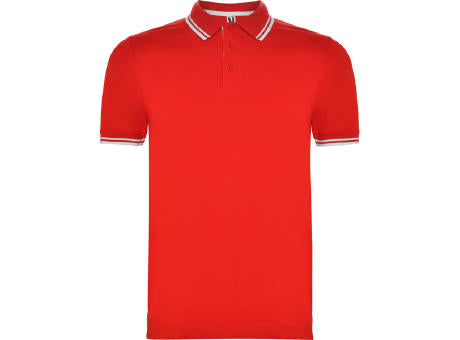 POLOSHIRT MONTREAL S/S WHITE/NAVY BLUE