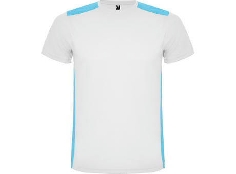 T-SHIRT DETROIT S/S WHITE/TURQUOISE