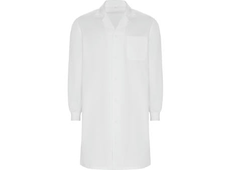 KLEID MIT DRUCKKNÖPFEN UND BÜNDCHEN MEDERI S/XS WHITE