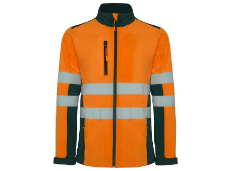 HOCHSICHBARES SOFTSHELL ANTARES S/S LEAD/FLUOR YELLOW