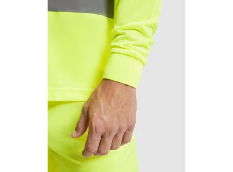 HOCHSICHTBARES LANGÄRMLIGES POLOSHIRT POLARIS S/S FLUOR YELLOW