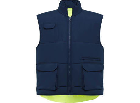 WENDEWESTE PERSEI S/S NAVY BLUE/FLUOR YELLOW