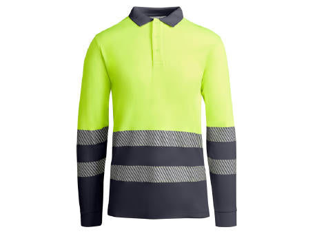 HOCHSICHTBARES LANGÄRMLIGES POLOSHIRT ATRIO S/S FLUOR YELLOW