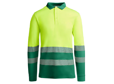 HOCHSICHTBARES LANGÄRMLIGES POLOSHIRT ATRIO S/S FLUOR YELLOW