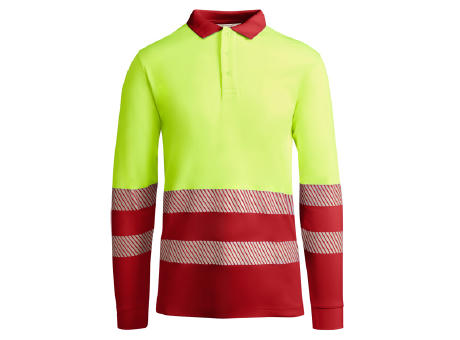 HOCHSICHTBARES LANGÄRMLIGES POLOSHIRT ATRIO S/S FLUOR YELLOW
