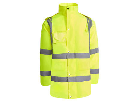 HOCHSICHTBARER PARKA MERAK S/S FLUOR YELLOW