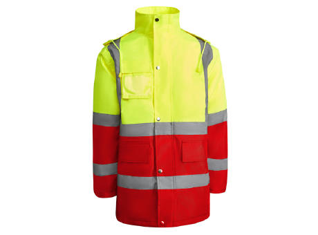 HOCHSICHTBARER PARKA MERAK S/S FLUOR YELLOW
