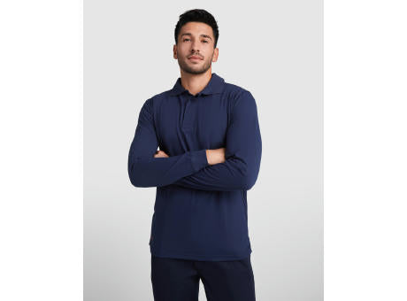 FLAMMHEMMENDES POLOSHIRT SANTANA S/S NAVY BLUE