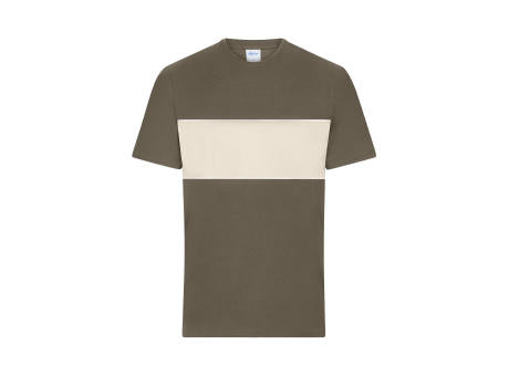T-Shirt colour-block UNISEX OCS Standard - Unisex T-Shirt mit Kontrasteinsatz