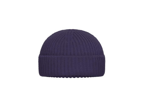 Fisherman Beanie - Modische Strickmütze mit Umschlag