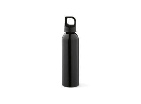 Mackenzie Trinkflasche rAluminium, 690 ml. Auslaufsicher. Mit Karabinerdeckel