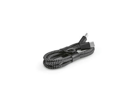 Koch Kabel aus rPET. 1 m. USB-C auf USB-C. Schnellladefunktion