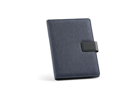 Tolstoy A5-Mappe rPET. Notizblock mit 64-seitigem FSC®.Verschluss aus rPU