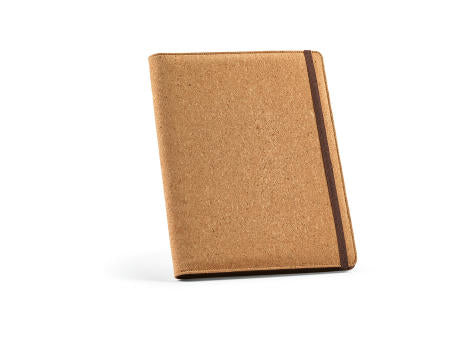 Kafka A4-Mappe, Kork. Notizblock mit 64-seitigem FSC®