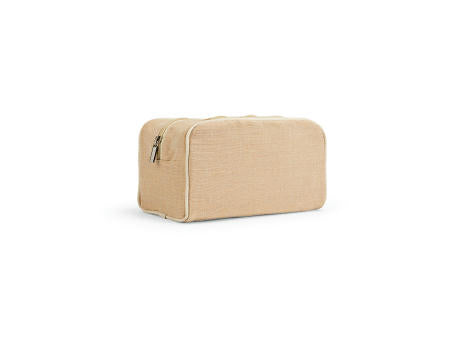 Rio Kulturtasche aus 260gsm Jute mit Reißverschluss