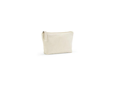 Cairo S 1,1L Kulturtasche, 320gsm recy.Baumwolle mit Reißverschluss