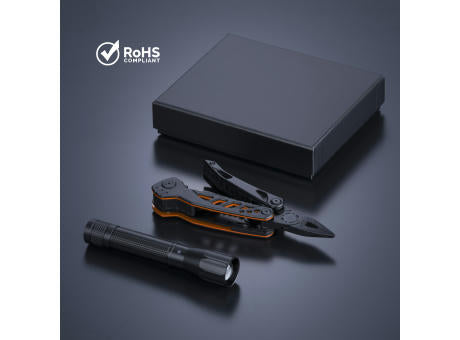 Optima Set I: multitool & mittlere taschenlampe
