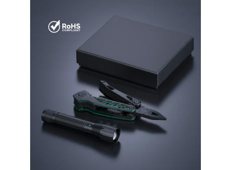 Optima Set I: multitool & mittlere taschenlampe