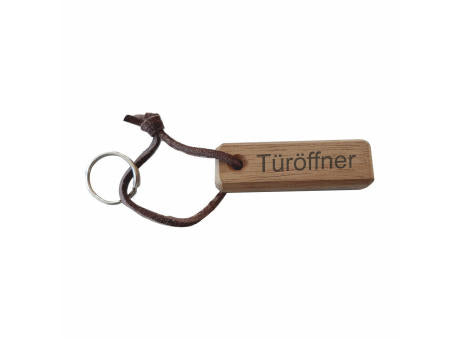 Schlüsselanhänger mit Lederband "Türöffner"