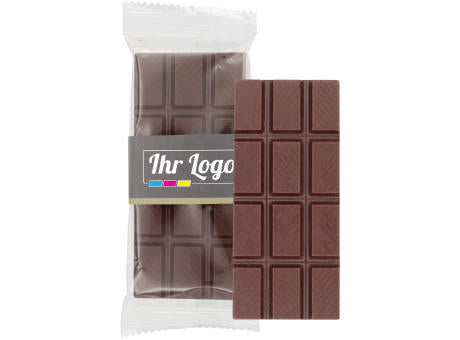 Schokoladentafel 50gr. Zartbitter mit Banderole