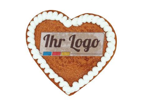 Lebkuchenherz 20cm mit bedruckte Oblat