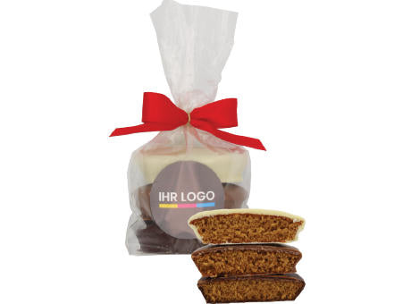 Lebkuchen 3er Set Confiserielebkuchen mit Aufkleber