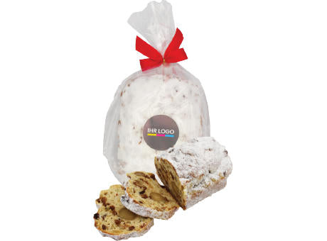 Christstollen 500gr. mit bedruckten Aufkleber
