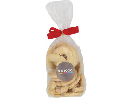 Vanillekipferl 150gr. Buttervanillekipfe mit bedruckten Aufkleber