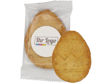 Osterei Butterkeks inclusive Aufkleber