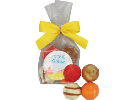4er Osterpralinen mit Aufkleber