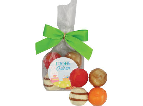 4er Osterpralinen mit Aufkleber