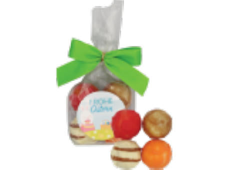 4er Osterpralinen mit Aufkleber