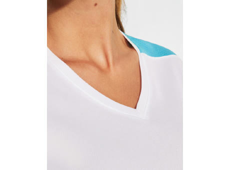 T-SHIRT SUZUKA S/S WHITE/TURQUOISE