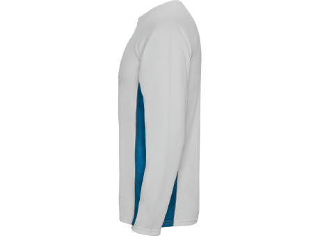 LANGÄRMLIGES T-SHIRT SHANGHAI S/S WHITE/ROYAL BLUE