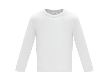 LANGÄRMLIGES T-SHIRT BABY S/6 MONATE WHITE