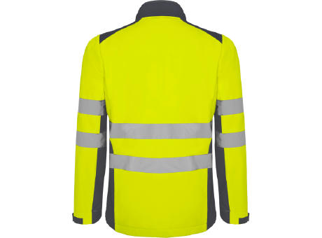 HOCHSICHBARES SOFTSHELL ANTARES S/S LEAD/FLUOR YELLOW