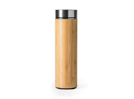 BAMBUS-WASSERFLASCHE KINATA S/EINHEITSGRÖSSE GREIGE