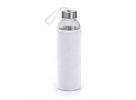 500 ML GLAS-WASSERFLASCHE CAMU S/EINHEITSGRÖSSE WHITE