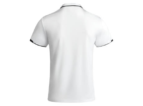 POLOSHIRT TAMIL S/S WHITE/BLACK