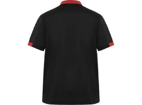 POLOSHIRT SAMURAI S/S BLACK/RED