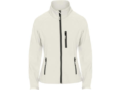 SOFTSHELL ANTARTIDA WOMAN S/S PEARL WHITE