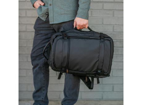 Galindo 22L Rucksack aus rPET. Seitlichem Griff. Laptops bis 17"
