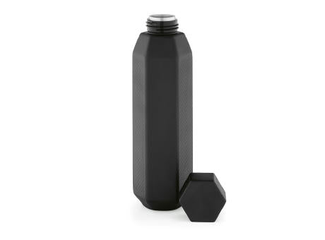 Hexagul Trinkflasche aus recy.Edelstahl, 530ml. Doppelwandig