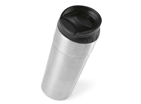 Columbia Reisebecher recy.Edelstahl, 510ml. Doppelwandig mit Schiebedeckel