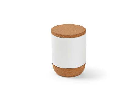 Ebro Keramik Tasse mit Kork,410 ml. Für Sublimationsdruck geeignet