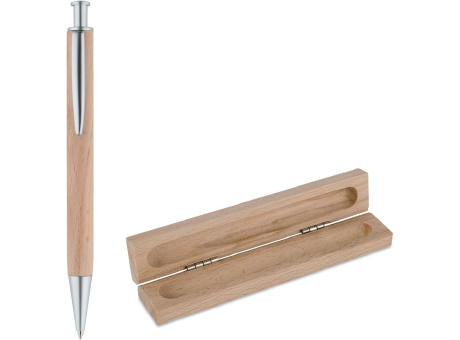 HK - 310 G2 holzfarben Kugelschreiber im Holzetui