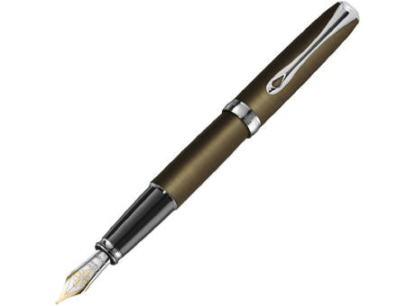 DIPLOMAT EXCELLENCE A2 Guillochiert Chrom 14Karat Füllfederhalter