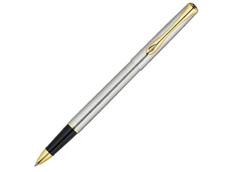 DIPLOMAT TRAVELLER Edelstahl Gold Rollerball