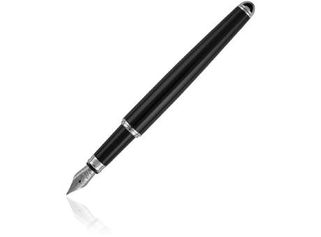 PIERRE CARDIN JACQUES Schwarz-Silber Füllfederhalter