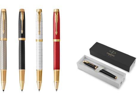 PARKER IM Premium Warm Silver GT Rollerball